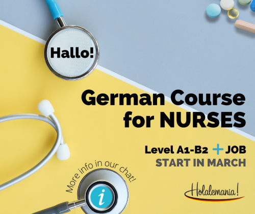 German Courses for Nurses | Start in March 2021